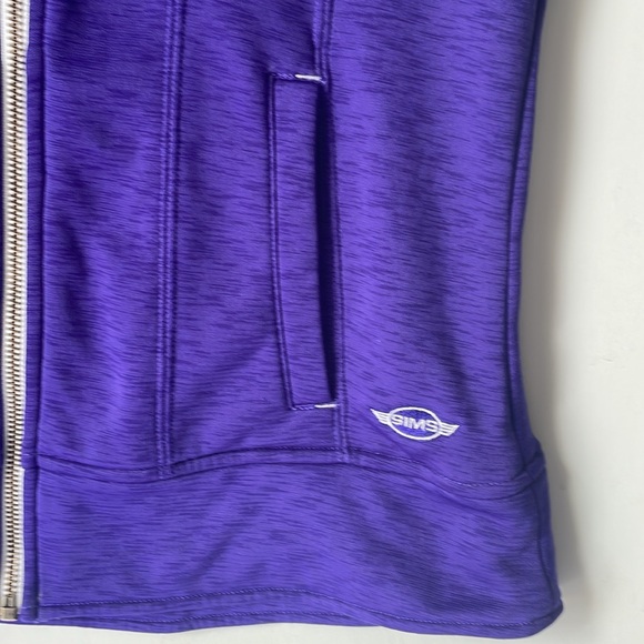 Sims Snowboarding Women's Size Medium Hooded Vest Purple - Picture 4 of 8